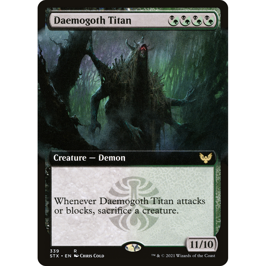 Daemogoth Titan (Extended Art) (STX-339) - Strixhaven: School of Mages: (Extended Art)