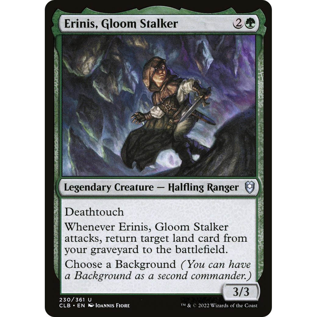Erinis, Gloom Stalker (CLB-230) - Commander Legends: Battle for Baldur's Gate Foil