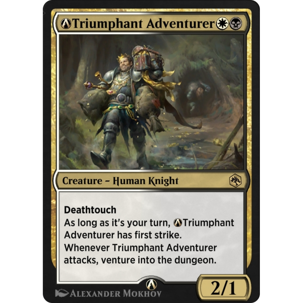 A-Triumphant Adventurer (AFR-A-237) - Adventures in the Forgotten Realms