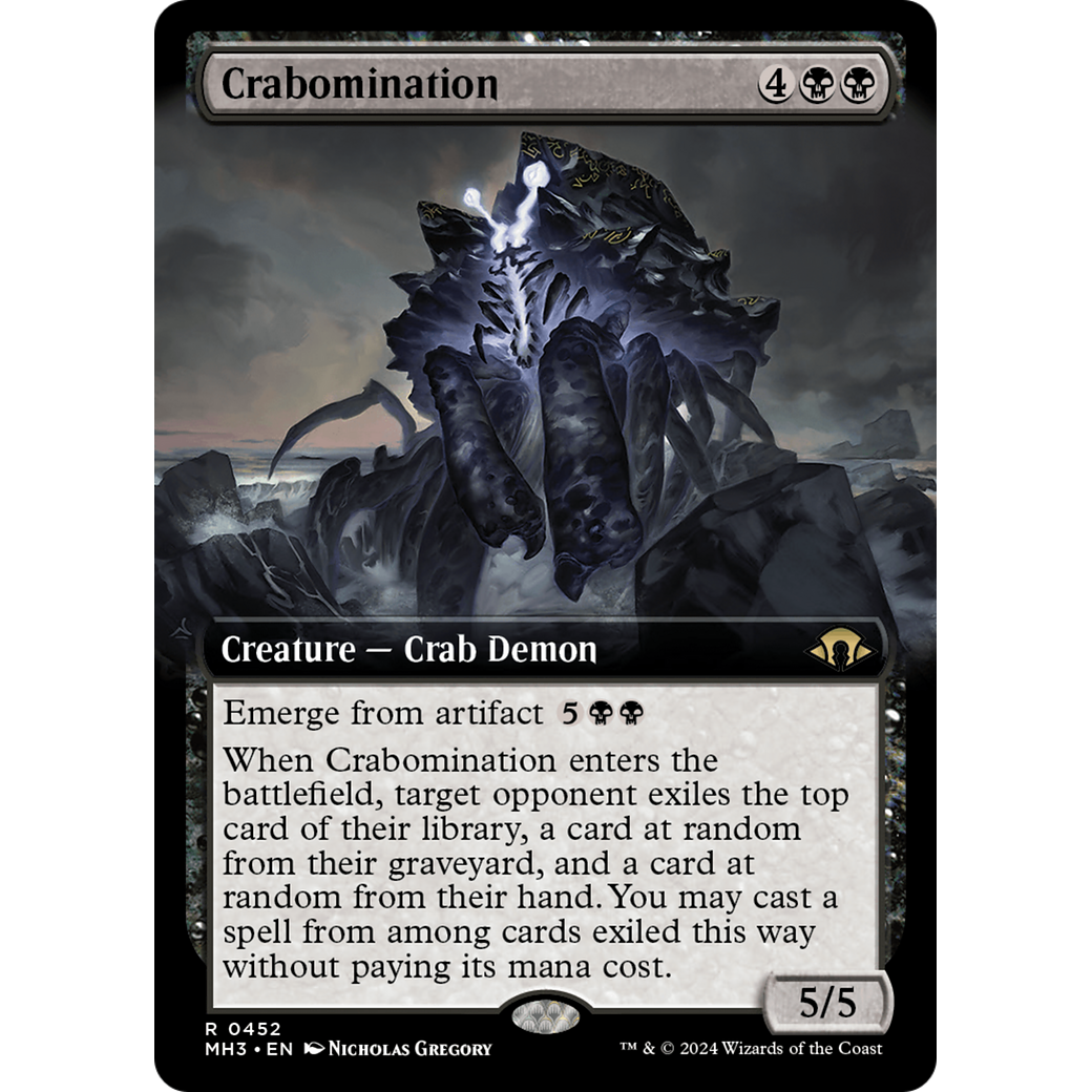 Crabomination (MH3-452) - Modern Horizons 3: (Extended Art)