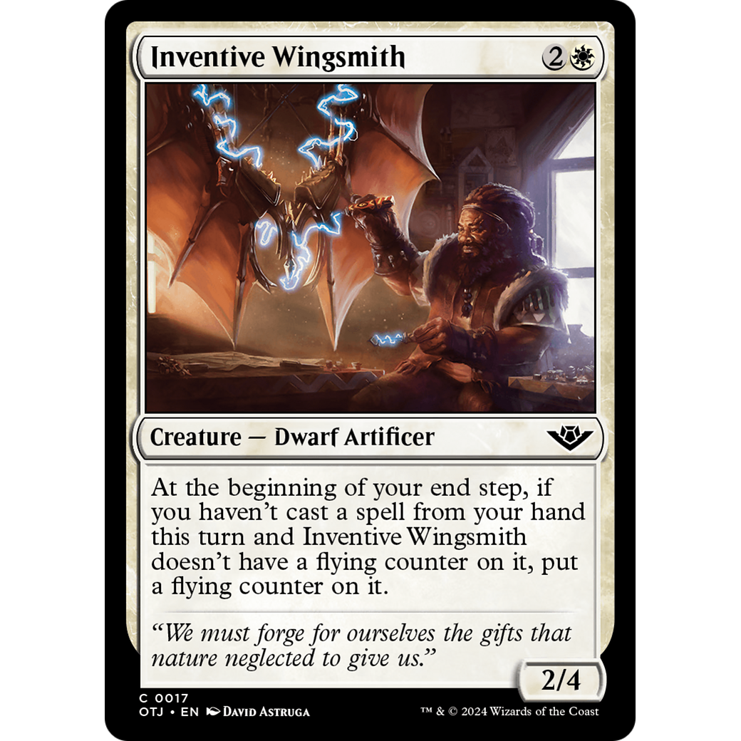 Inventive Wingsmith (OTJ-017) - Outlaws of Thunder Junction