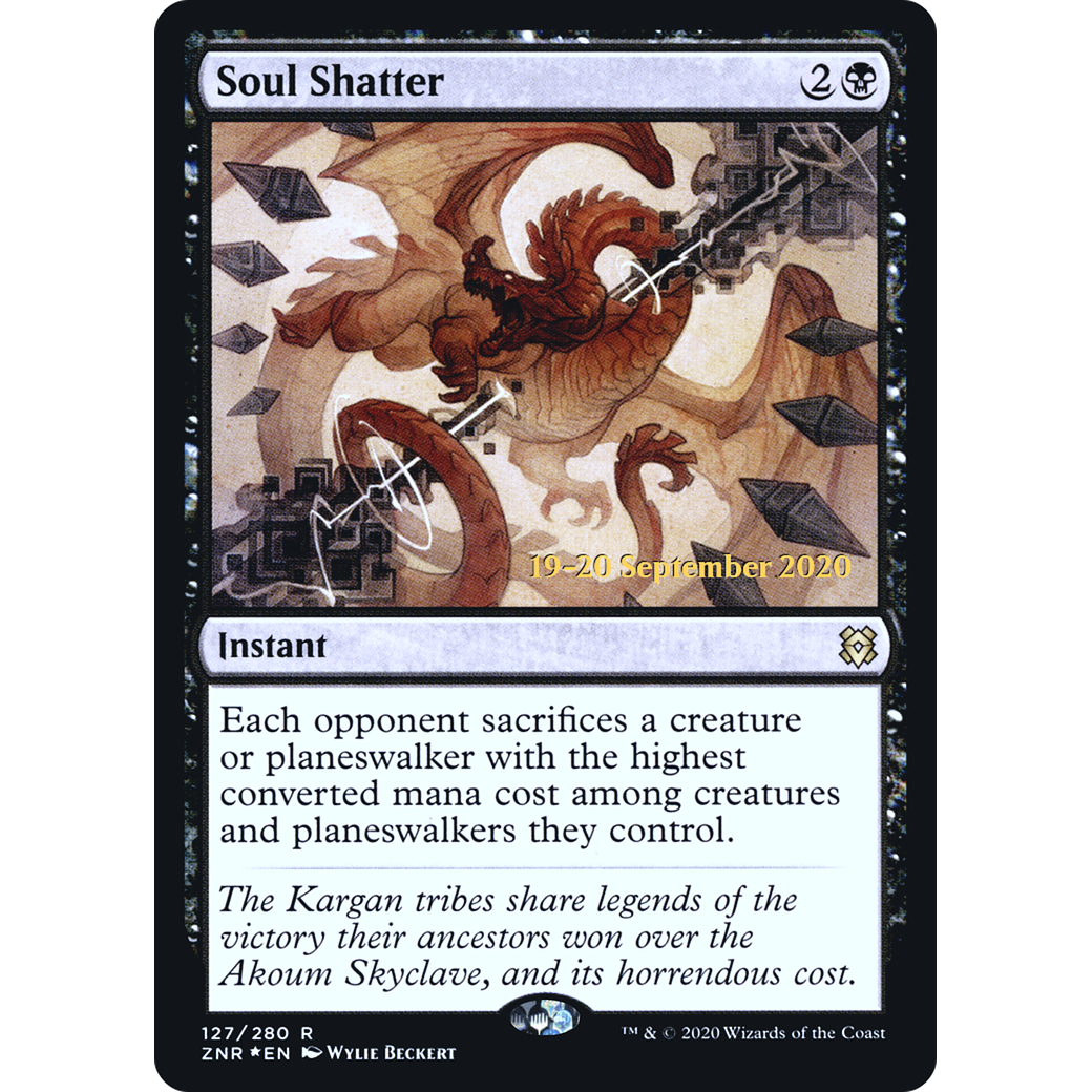 Soul Shatter (PRE-127) - Zendikar Rising Promos Foil