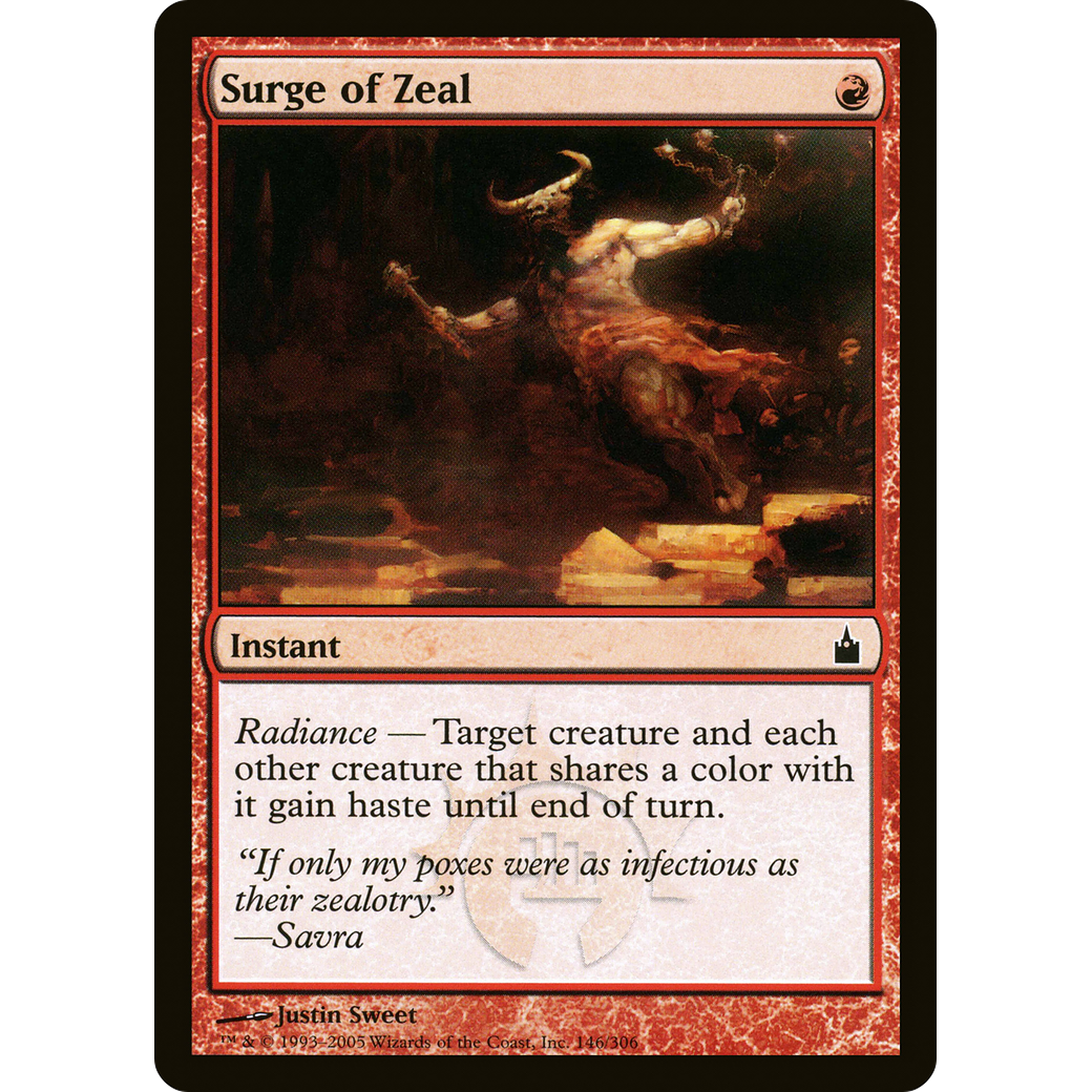 Surge of Zeal (RAV-146) - Ravnica: City of Guilds