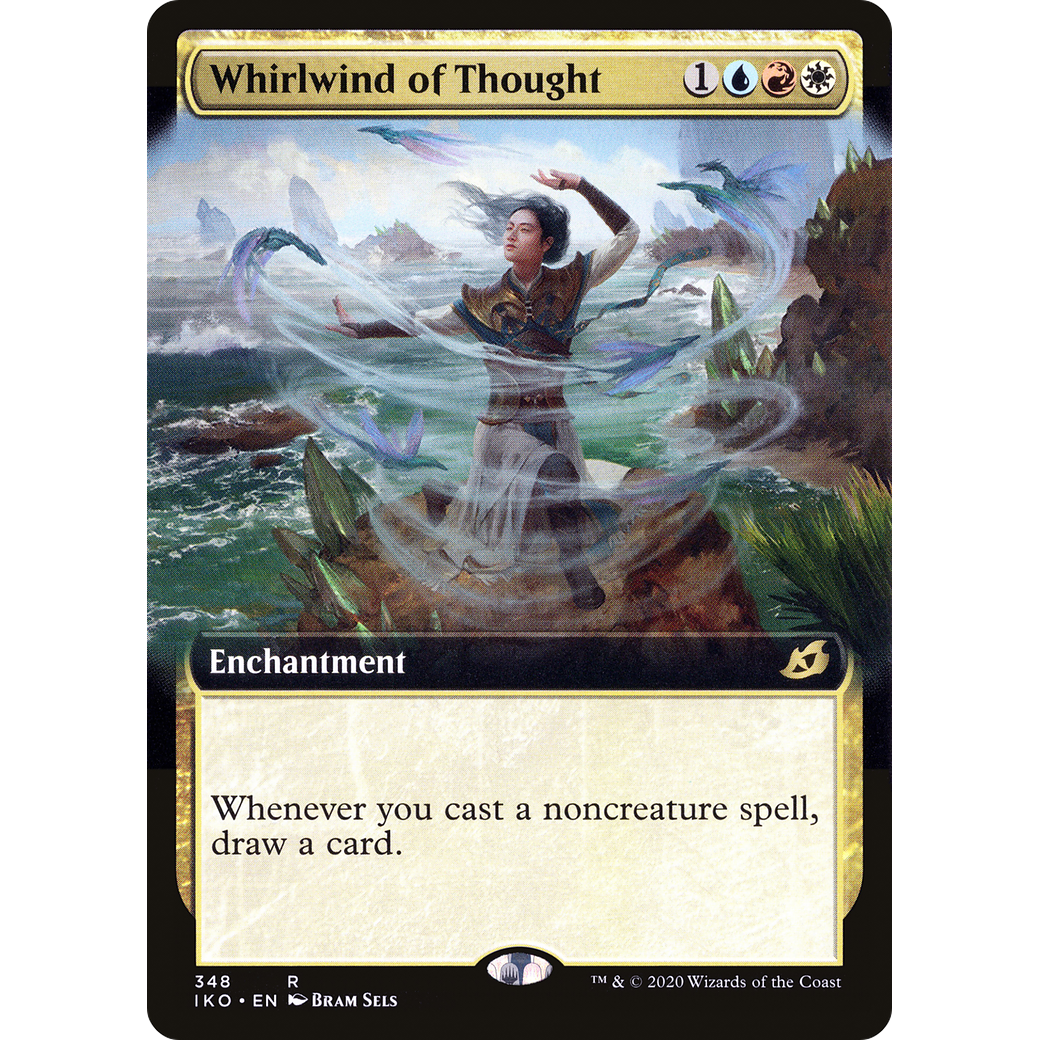 Whirlwind of Thought (Extended Art) (IKO-348) - Ikoria: Lair of Behemoths: (Extended Art)