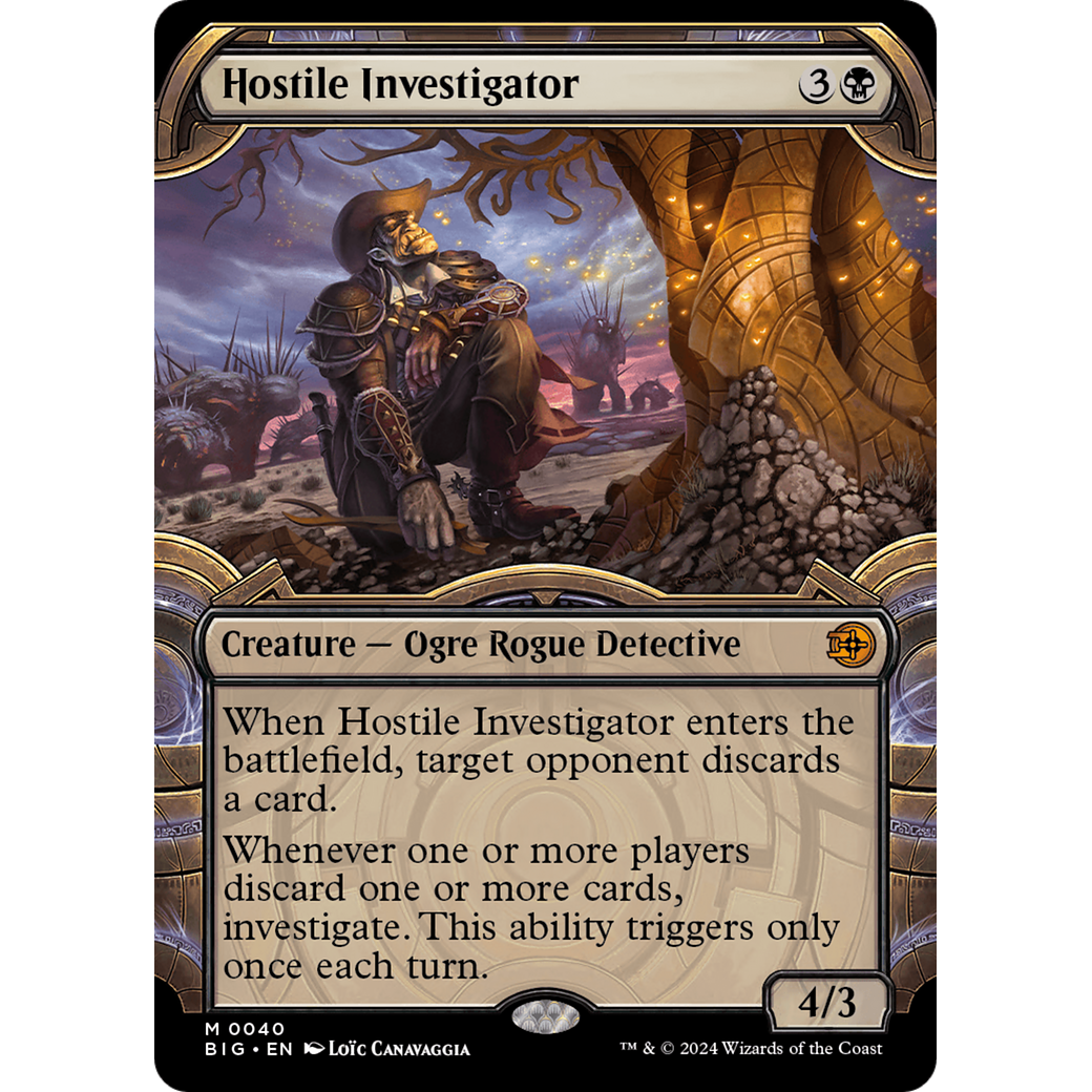 Hostile Investigator (Showcase) (BIG-040) - The Big Score: (Showcase)