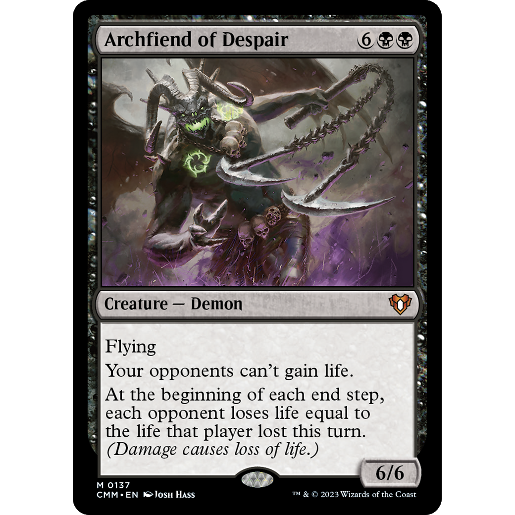 Archfiend of Despair (CMM-137) - Commander Masters Foil