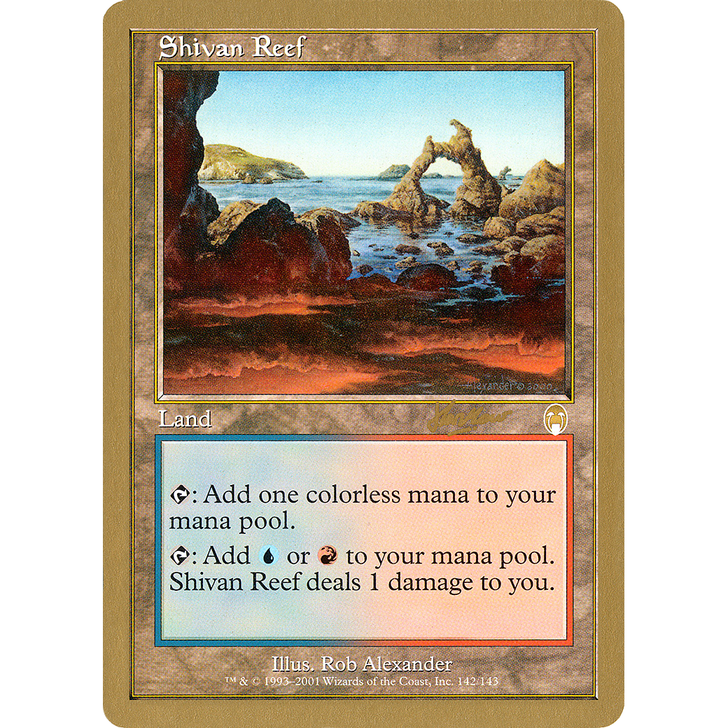 Shivan Reef - 2002 Sim Han How (APC) (WCD-) - World Championship Decks 2002