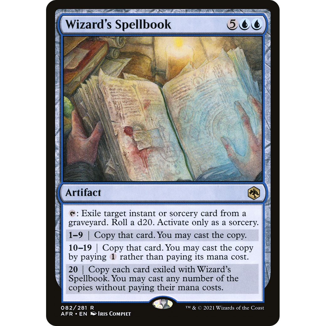 Wizard's Spellbook (AFR-082) - Adventures in the Forgotten Realms Foil