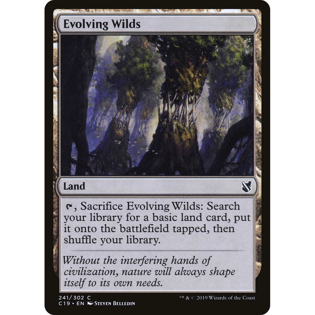Evolving Wilds (C19-241) - Commander 2019