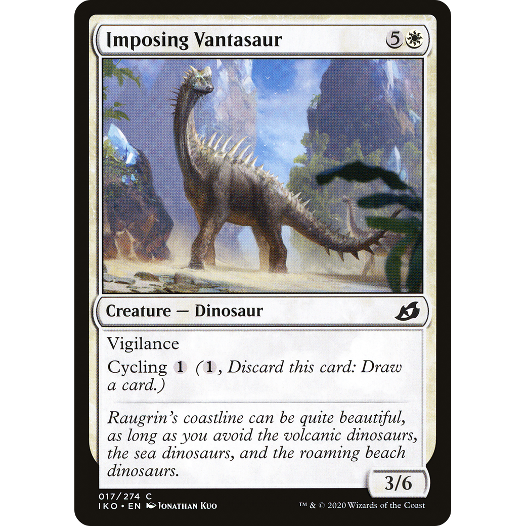 Imposing Vantasaur (IKO-017) - Ikoria: Lair of Behemoths
