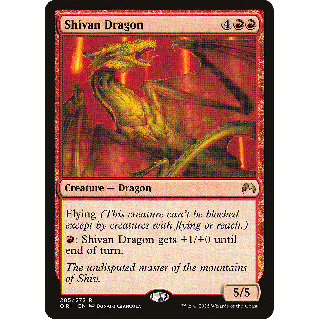 Shivan Dragon (ORI-285) - Magic Origins