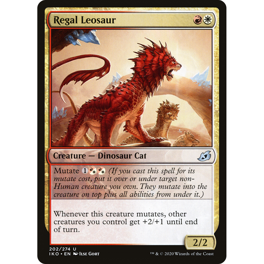 Regal Leosaur (IKO-202) - Ikoria: Lair of Behemoths Foil