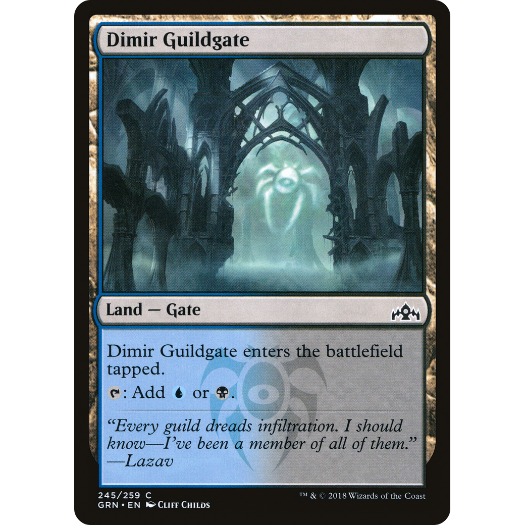 Dimir Guildgate (245) (GRN-245) - Guilds of Ravnica