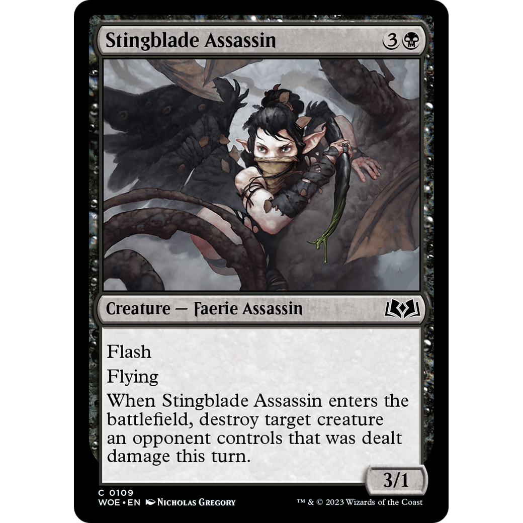 Stingblade Assassin (WOE-109) - Wilds of Eldraine