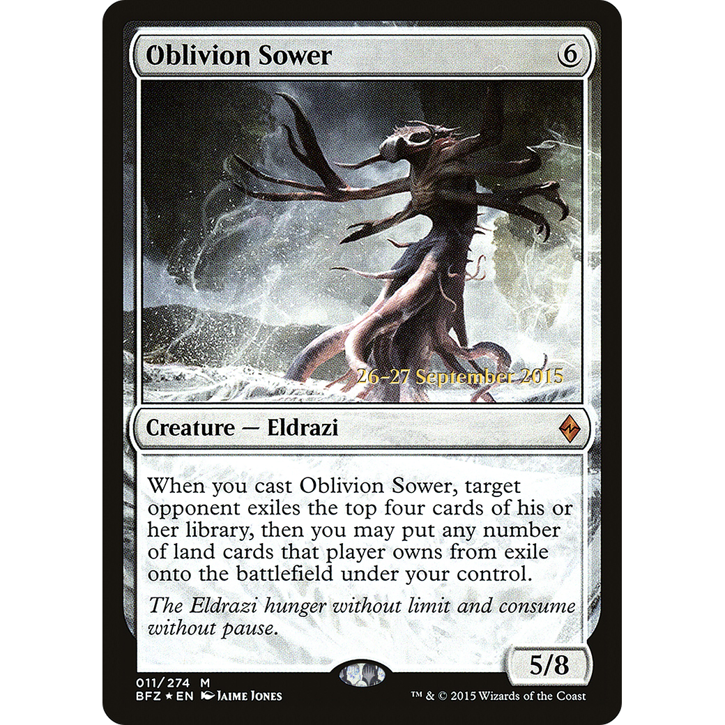 Oblivion Sower (PRE-011) - Battle for Zendikar Promos Foil