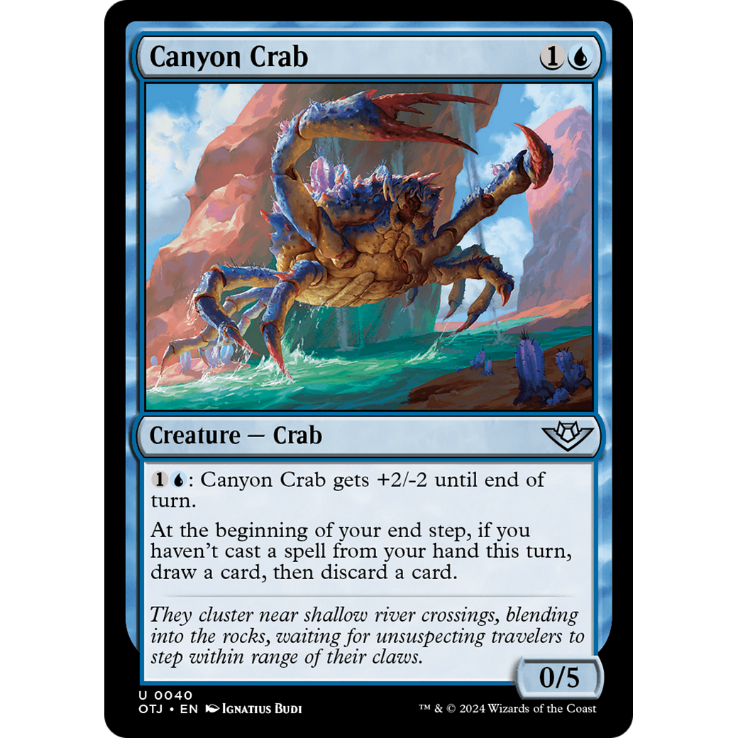 Canyon Crab (OTJ-040) - Outlaws of Thunder Junction