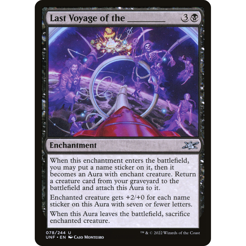 Last Voyage of the _______ (UNF-078) - Unfinity Foil