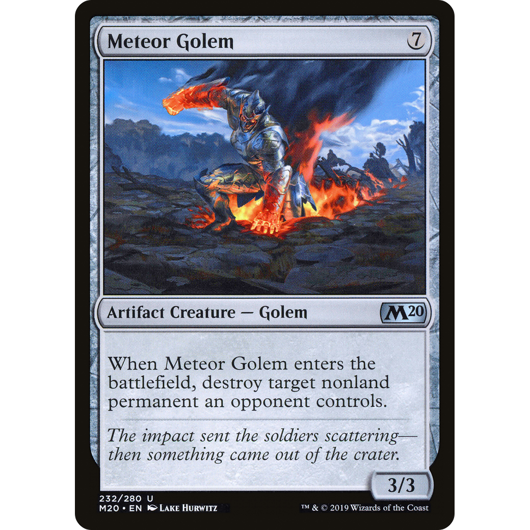 Meteor Golem (M20-232) - Core Set 2020