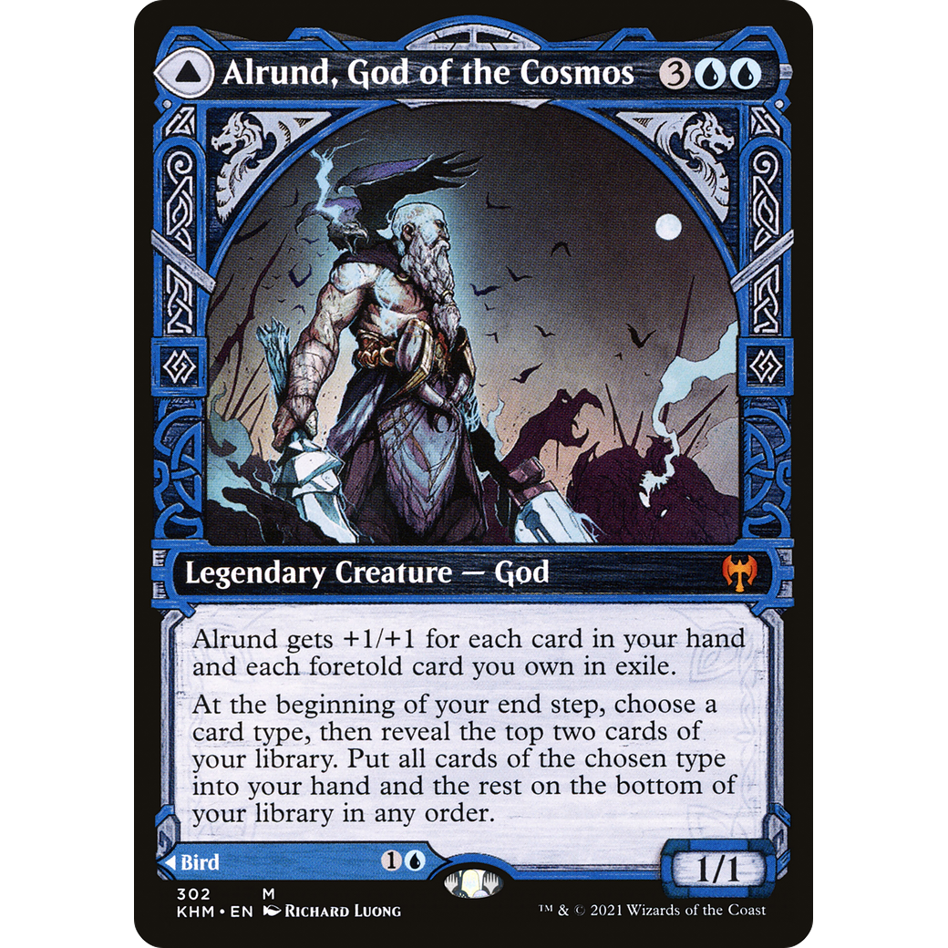 Alrund, God of the Cosmos (Showcase) (KHM-302) - Kaldheim: (Showcase)