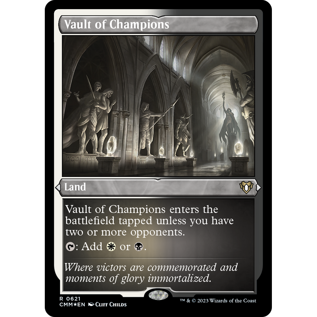Vault of Champions (CMM-621) - Commander Masters Etched Foil