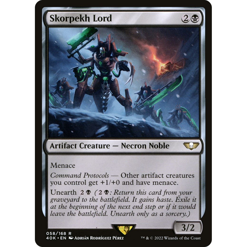 Skorpekh Lord (40K-058) - Warhammer 40,000 Commander