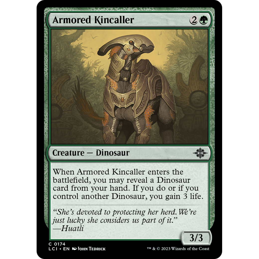 Armored Kincaller (LCI-174) - The Lost Caverns of Ixalan Foil