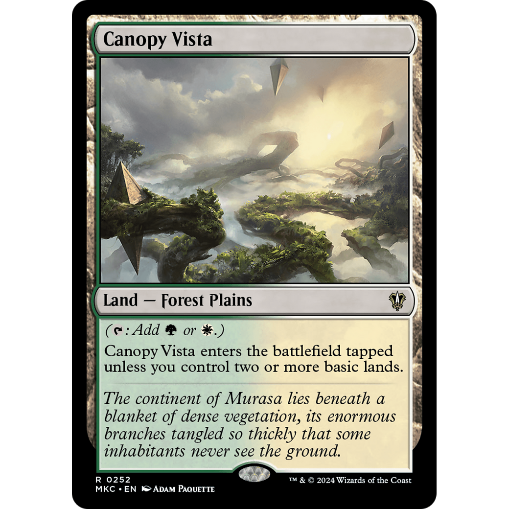 Canopy Vista (MKC-252) - Murders at Karlov Manor Commander