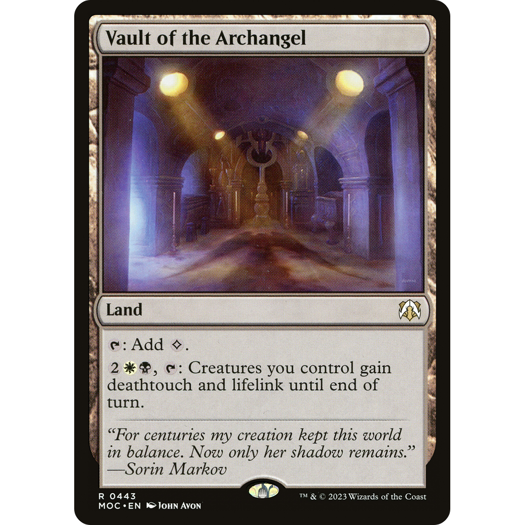 Vault of the Archangel (MOC-443) - March of the Machine Commander