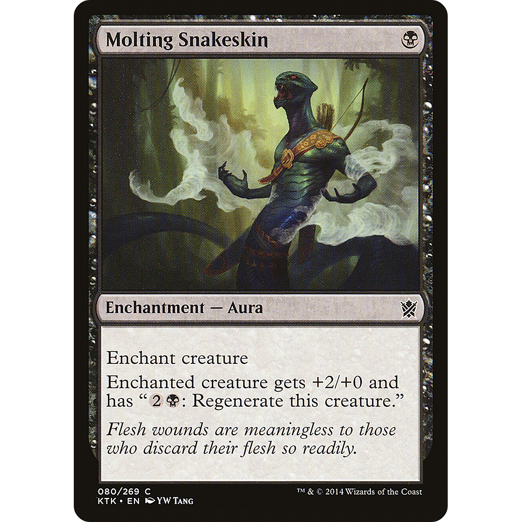 Molting Snakeskin (KTK-080) - Khans of Tarkir