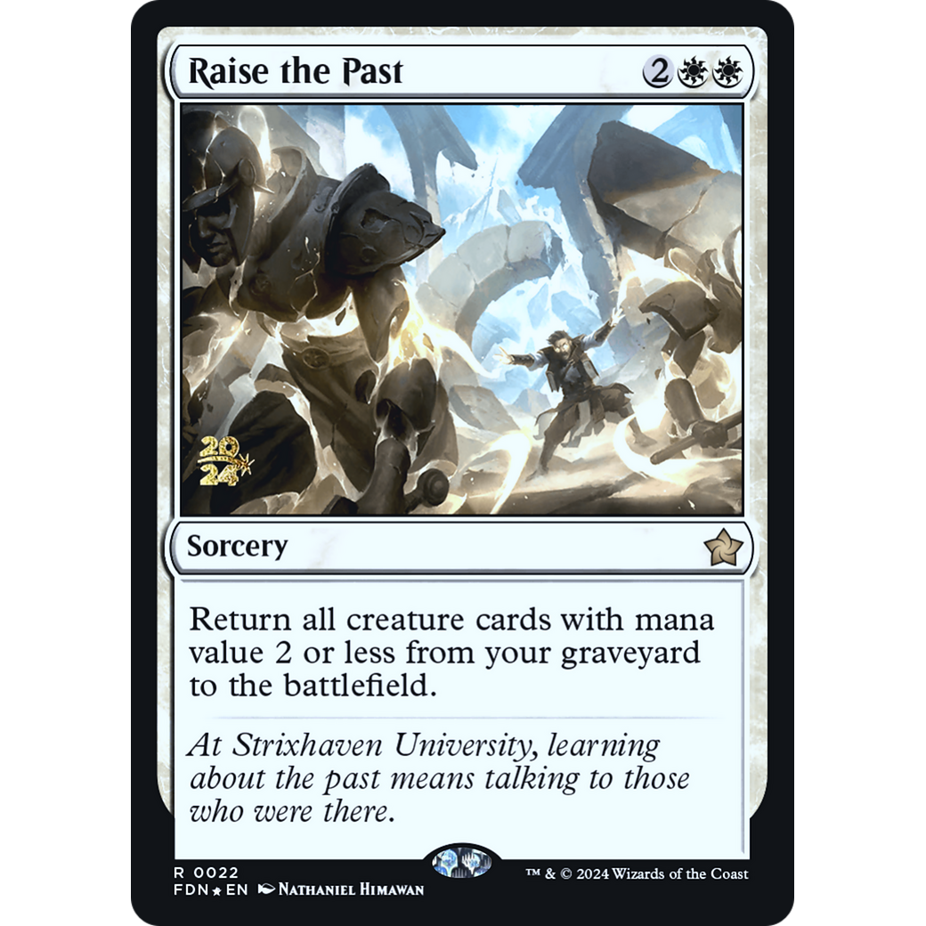 Raise the Past (PRE-22S) - Foundations Promos Foil