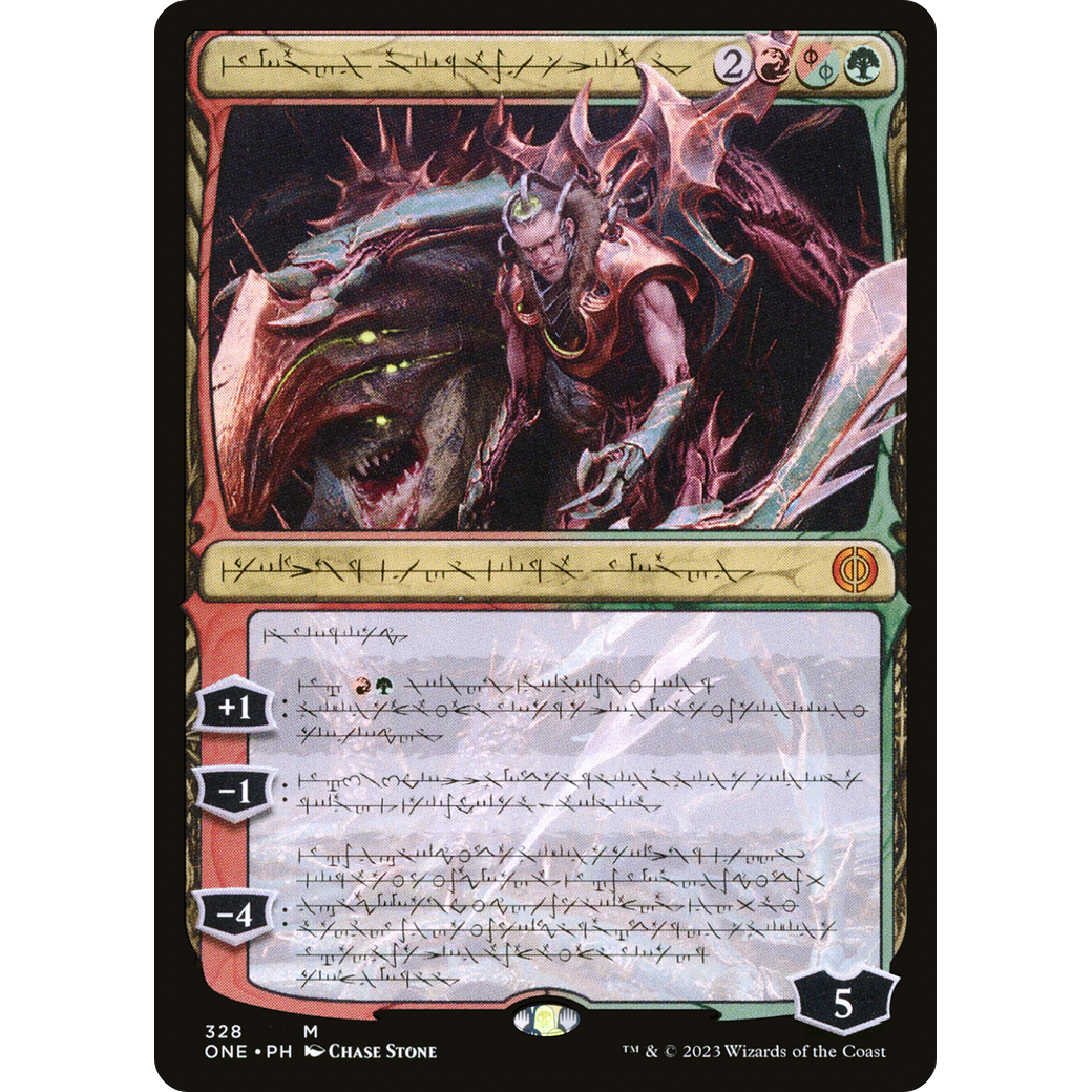Lukka, Bound to Ruin (ONE-328) - Phyrexia: All Will Be One: (Showcase)