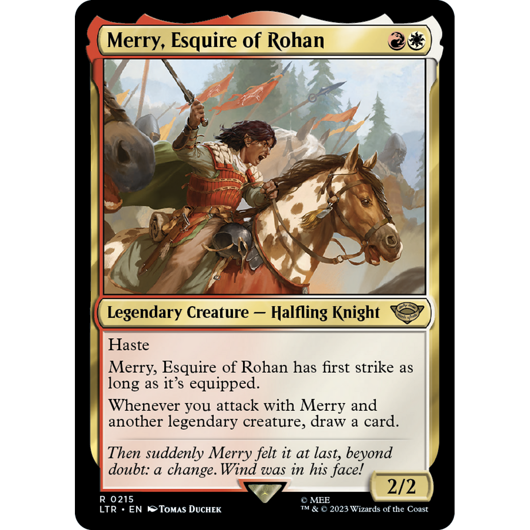 Merry, Esquire of Rohan (LTR-215) - The Lord of the Rings: Tales of Middle-earth Foil