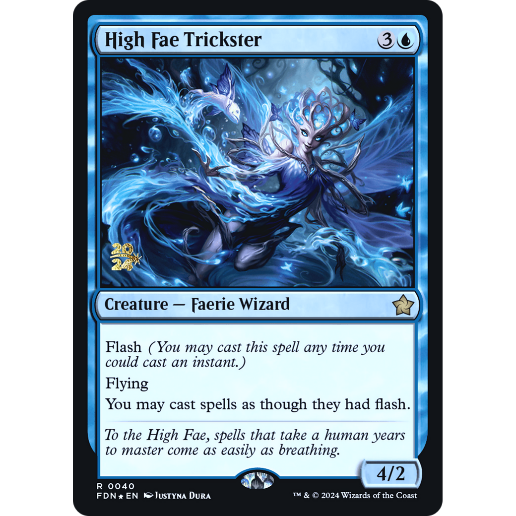 High Fae Trickster (PRE-40S) - Foundations Promos Foil