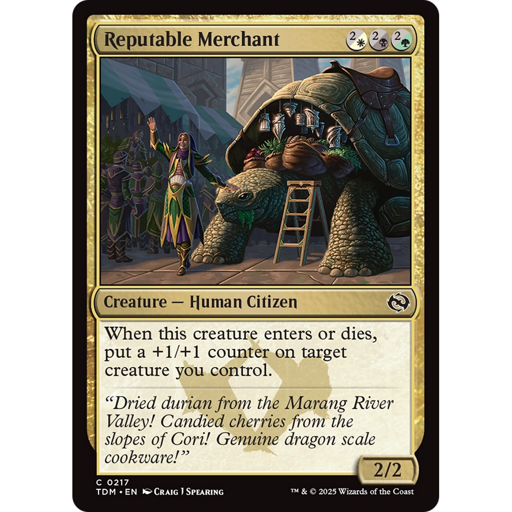 Reputable Merchant (TDM-217) - Tarkir: Dragonstorm