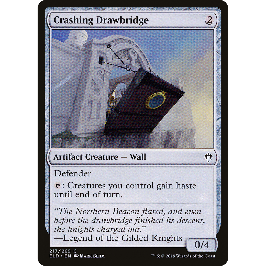 Crashing Drawbridge (ELD-217) - Throne of Eldraine