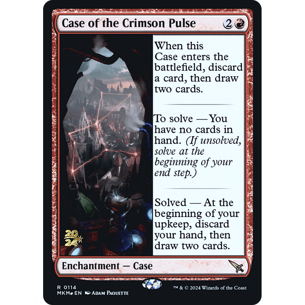 Case of the Crimson Pulse (PRE-114S) - Murders at Karlov Manor Promos Foil