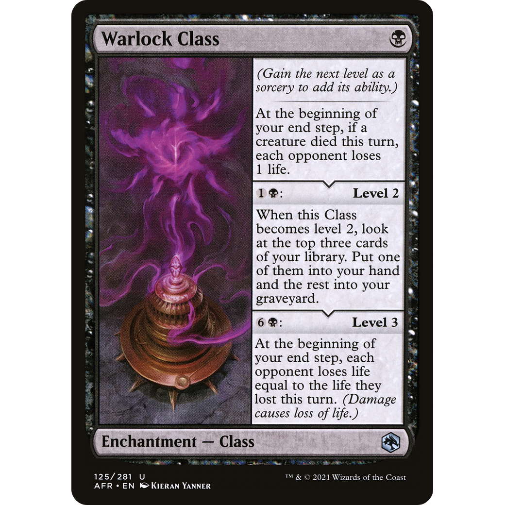 Warlock Class (AFR-125) - Adventures in the Forgotten Realms