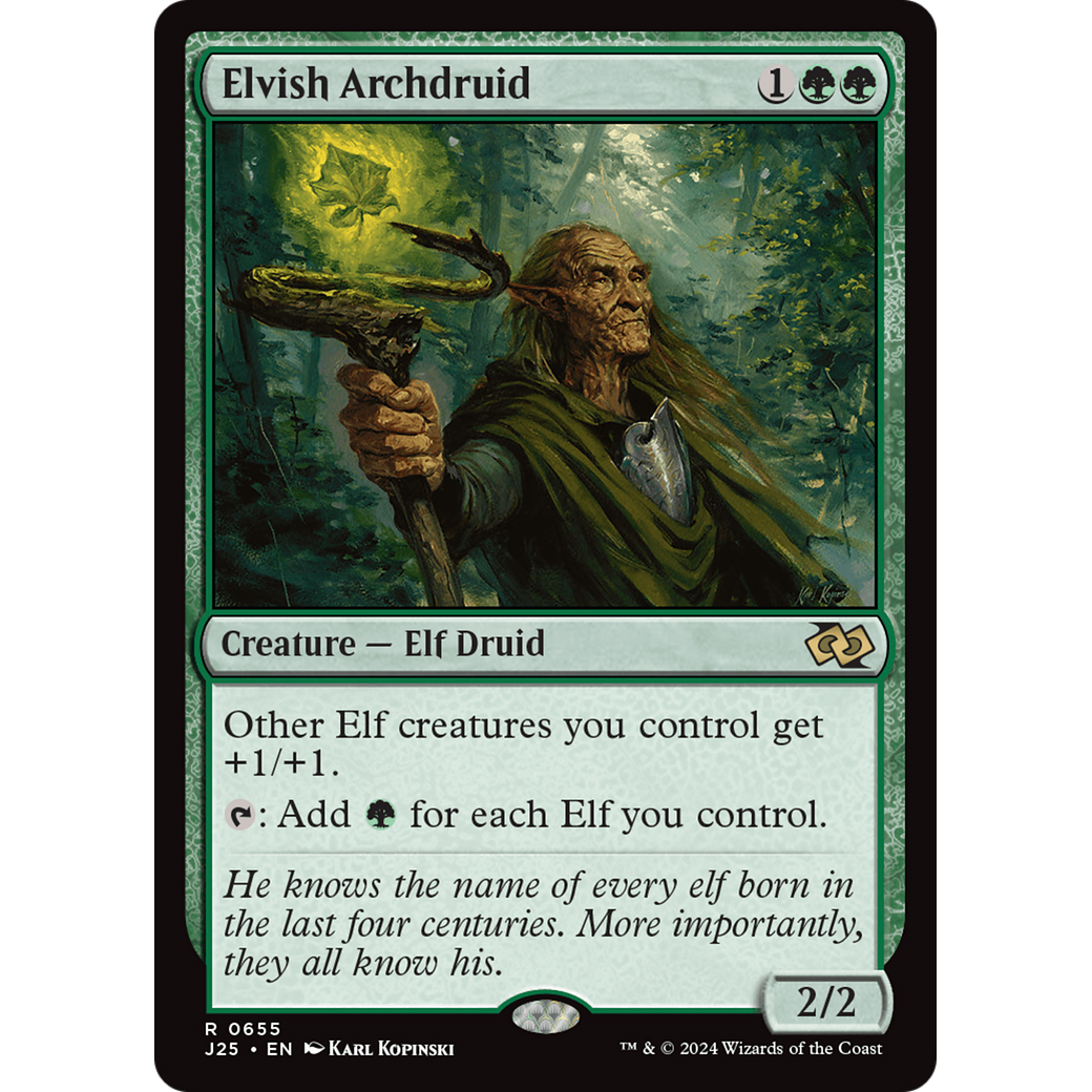 Elvish Archdruid (J25-655) - Foundations Jumpstart