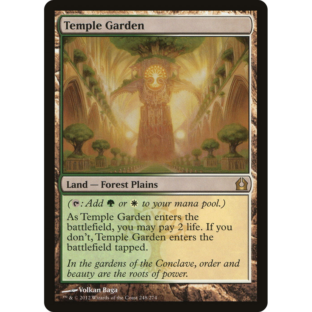 Temple Garden (RTR-248) - Return to Ravnica Foil