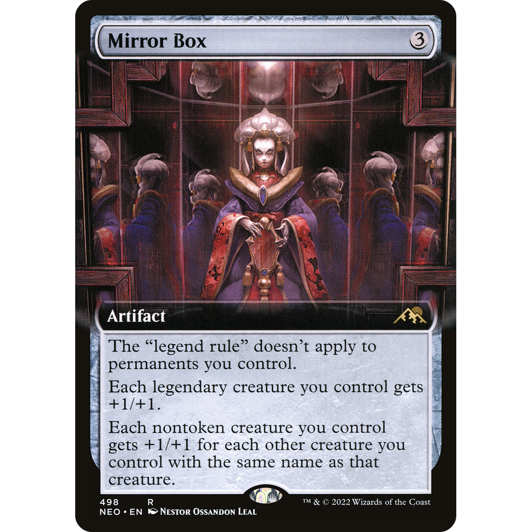 Mirror Box (NEO-498) - Kamigawa: Neon Dynasty: (Extended Art) Foil