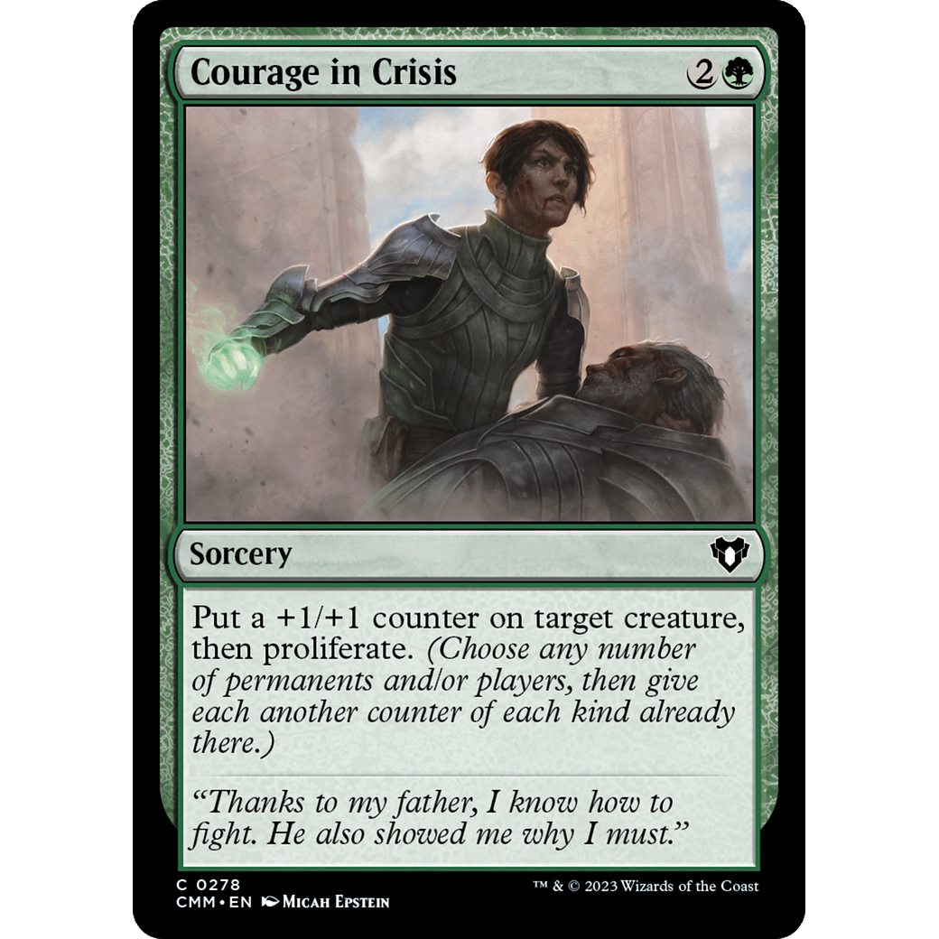 Courage in Crisis (CMM-278) - Commander Masters Foil