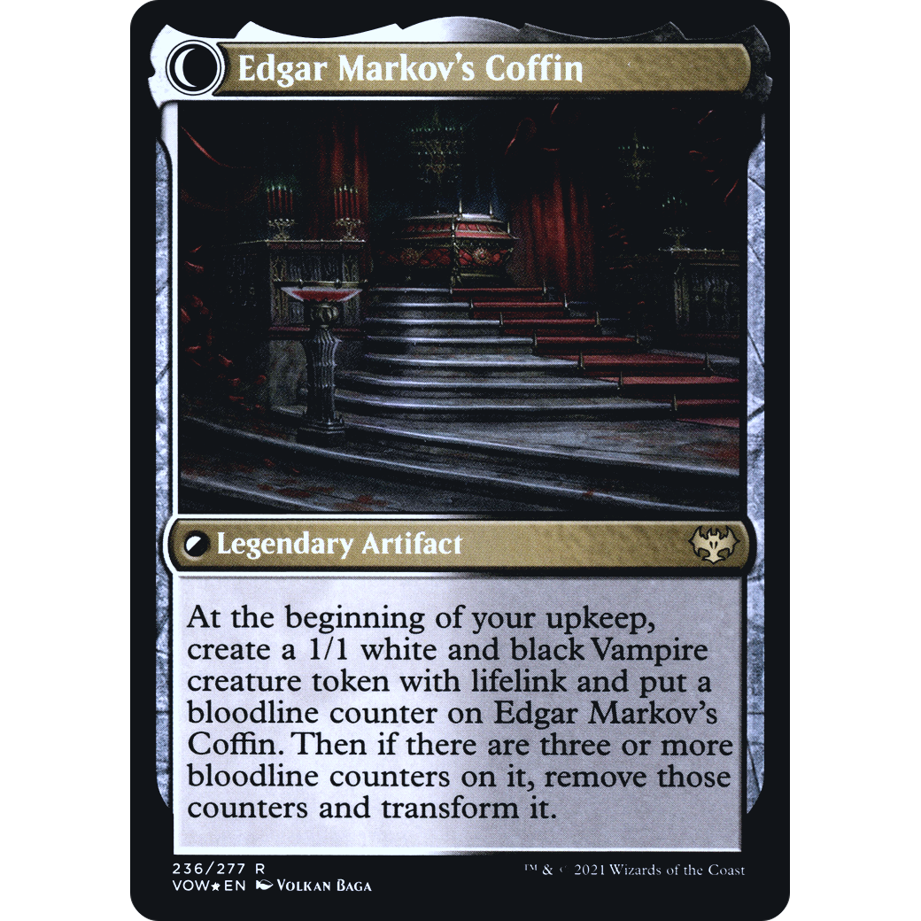 Edgar, Charmed Groom (PRE-236) - Innistrad: Crimson Vow Promos: (Double Faced Transform) Foil