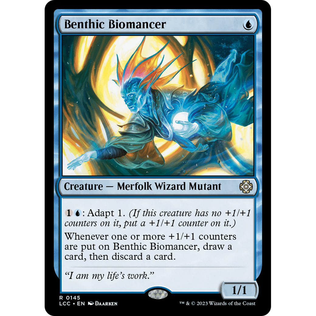 Benthic Biomancer (LCC-145) - The Lost Caverns of Ixalan Commander