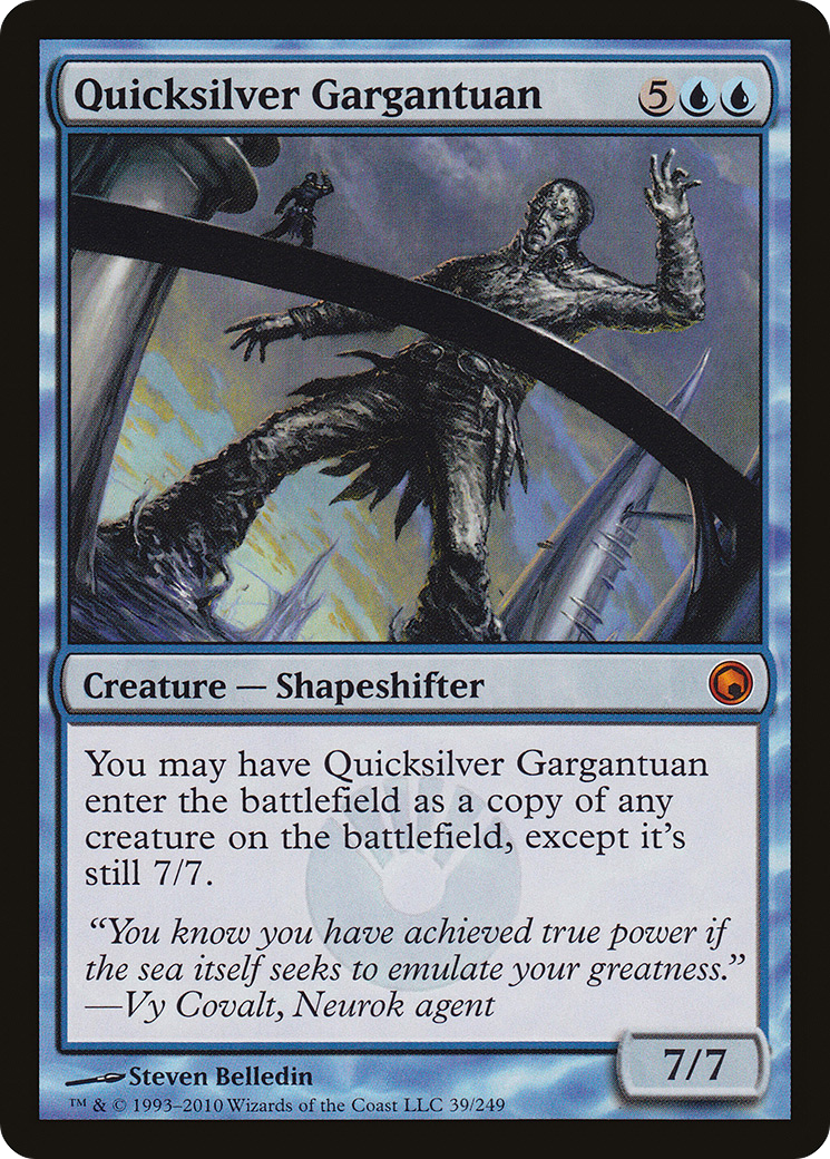 Quicksilver Gargantuan (SOM-039) - Scars of Mirrodin