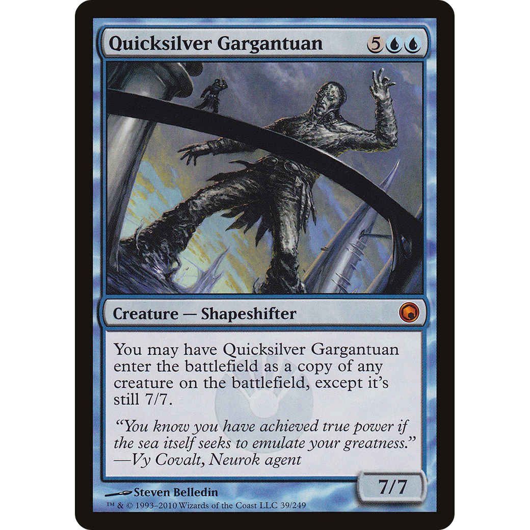 Quicksilver Gargantuan (SOM-039) - Scars of Mirrodin Foil