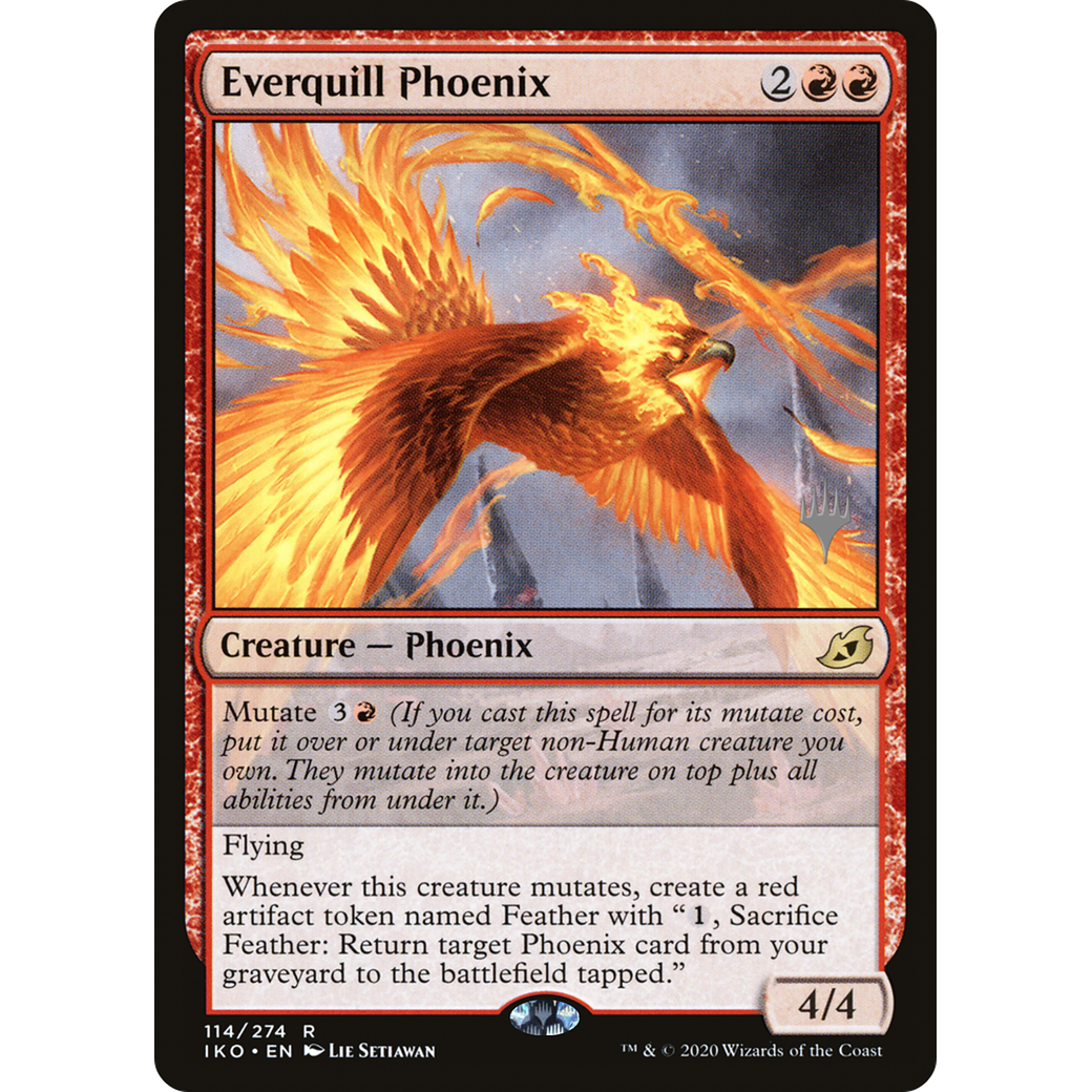 Everquill Phoenix (PPIKO-114) - Ikoria: Lair of Behemoths Promos Foil