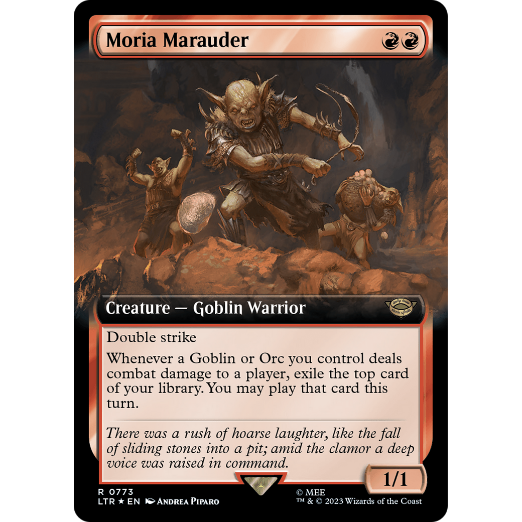 Moria Marauder (LTR-773) - The Lord of the Rings: Tales of Middle-earth: (Extended Art) Foil