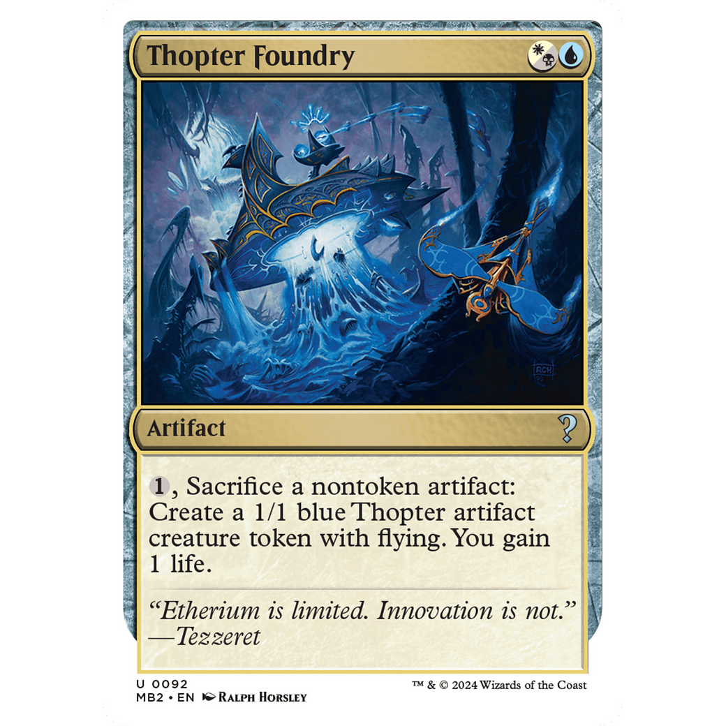 Thopter Foundry (White Border) (MB2-092) - Mystery Booster 2