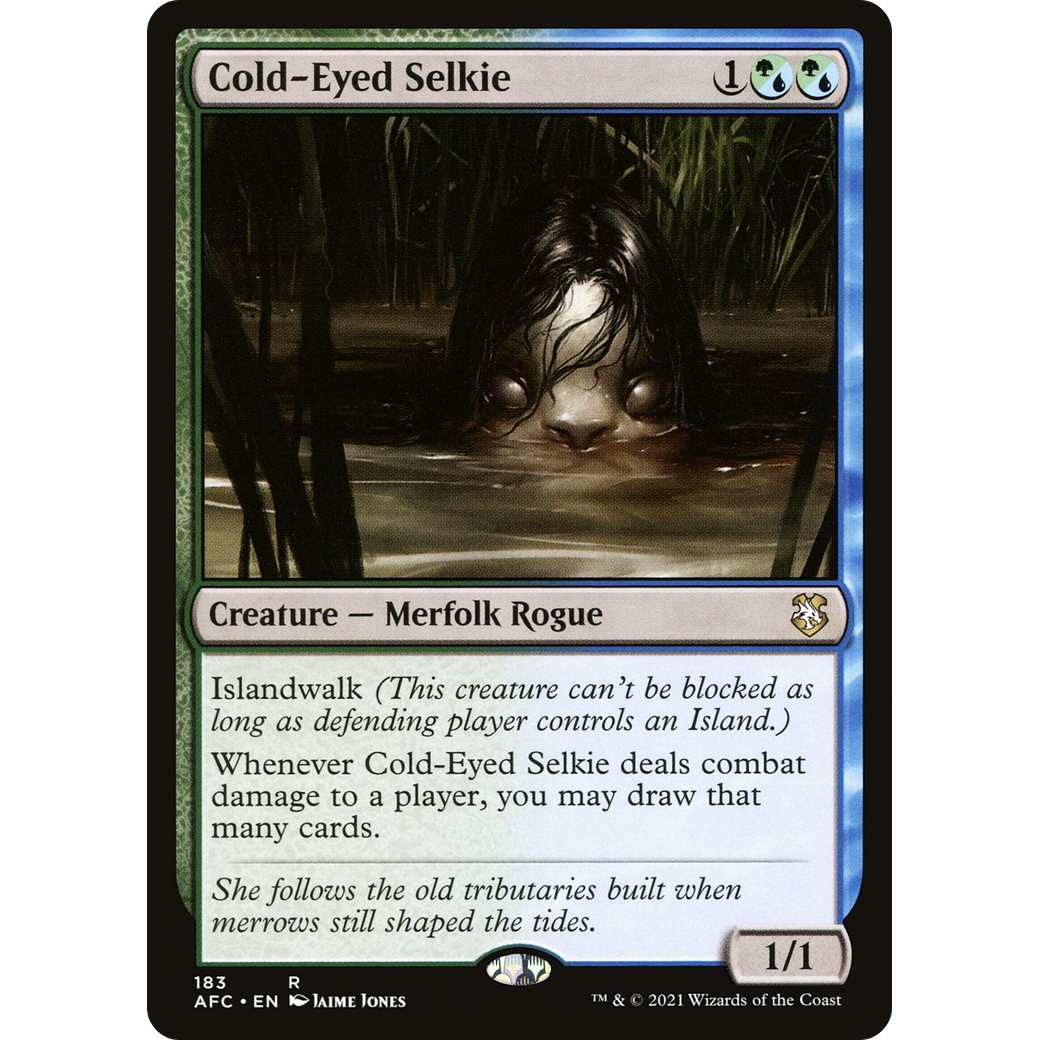 Cold-Eyed Selkie (AFC-183) - Forgotten Realms Commander
