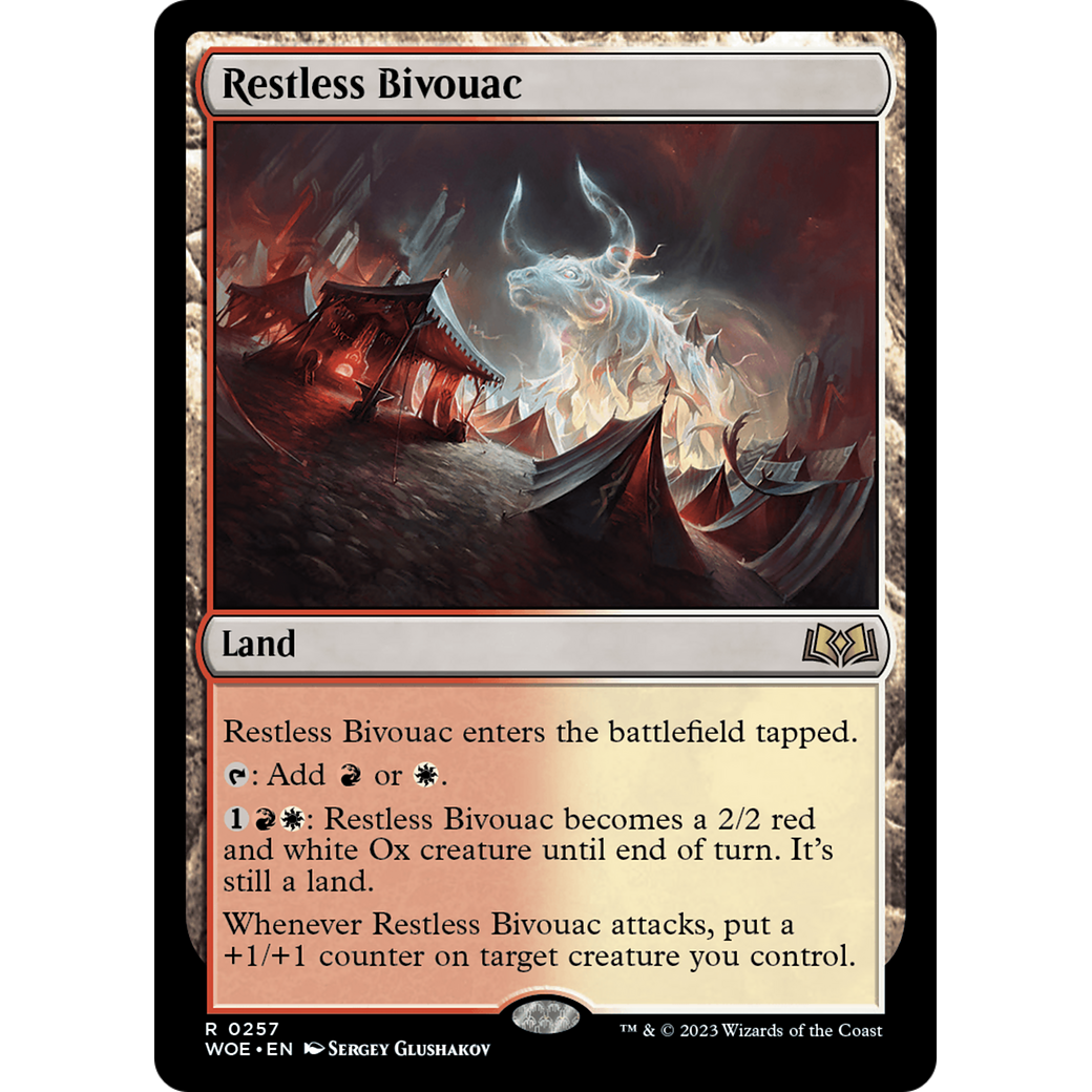 Restless Bivouac (WOE-257) - Wilds of Eldraine